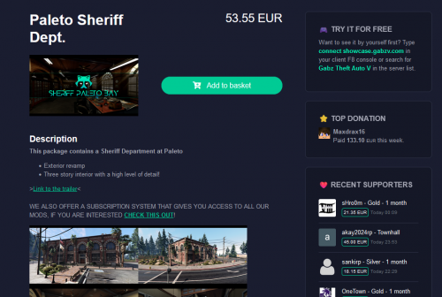 More information about "Paleto Sheriff Dept."
