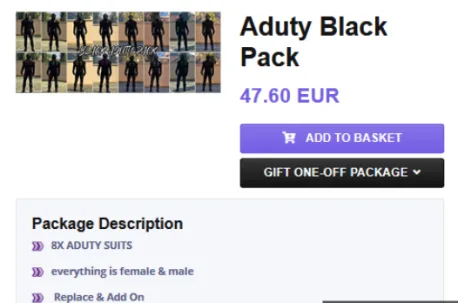 More information about "Custom Black Aduty"