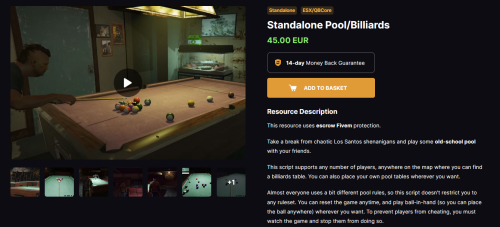 More information about "Standalone Pool/Billiards"