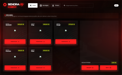 More information about "Senora City Custom Shop Script"